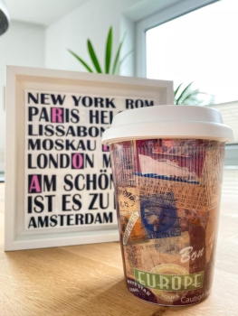 Coffee to go Mug "Bon Voyage! - Traveler's Mug"